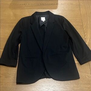 LC Lauren Conrad Classic Black Blazer